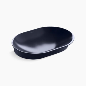 547 mm oval vessel bathroom sink